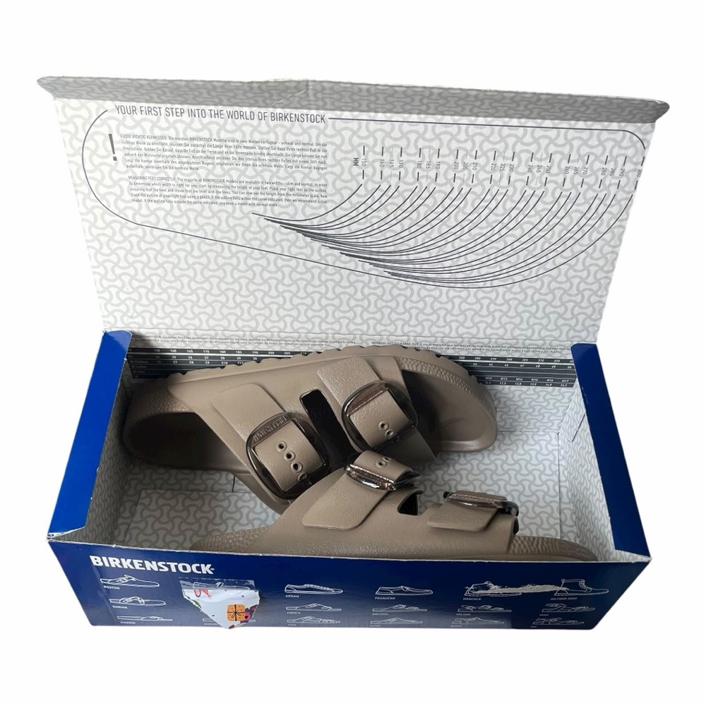 Birkenstock Arizona Big Buckle Slide Sandal- Grey Taupe- Size 6 - Picture 10 of 10
